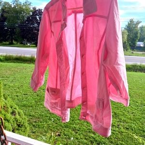 Lightweight 3x pink jean jacket by CJ Banks